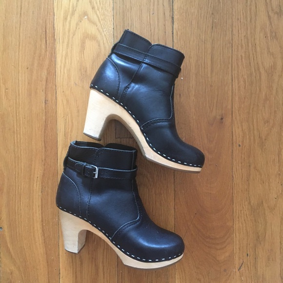 Swedish Hasbeens Jodhpur Ankle Boots Black size 35 - Picture 2 of 8